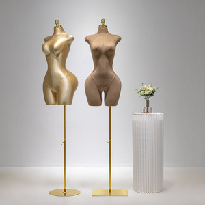 <span class=keywords><strong>Mannequin</strong></span> de corps féminin en plastique de <span class=keywords><strong>grande</strong></span> taille européen-américain, sans tête, en position debout, pour présentoir de vitrine - Product Image 4