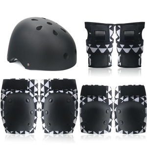 大人と子供のアウトドアスポーツ保護具セットローラースケート & スクーター乗馬膝パッド肘パームプロテクターヘルメット - Product Image 3