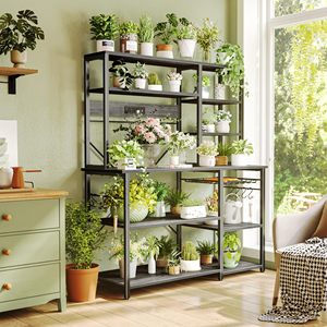 SENYU Modern Metal <b>Kitchen</b> Storage Rack With 6 Shelves Durable Design For Stability - Product Image 6
