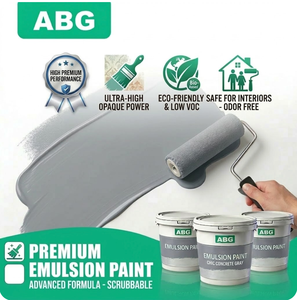 Low VOC <strong>Washable</strong> Acrylic Interior Latex <strong>Paint</strong> Waterproof Feature Liquid Coating for Brush Premium Interior <strong>Paint</strong> for Home - Product Image 1