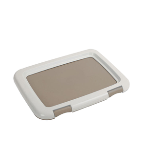 Bac à litière pour chat <span class=keywords><strong>Reseau</strong></span> Type de plaque plate Chien de petite race Conception encliquetable Coin attaché Empêcher de pousser les excréments Bac à litière pour animaux de compagnie - Product Image 4