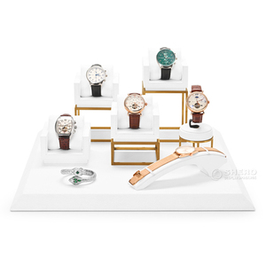 Microfiber Holder High-End Watch <b>Display</b> Movable Watch Showcase <b>Display</b> Rack - Product Image 3