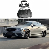 Convient pour le kit carrosserie et les accessoires extérieurs améliorés et redessinés de la Mercedes-Benz Classe C W204 C63