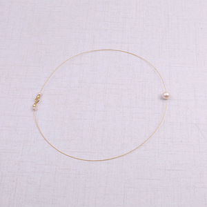 Collar de Perlas de Agua Dulce de Zhuji, Cadena para Clavícula, Perlas Impecables de 4-7 mm, Luz Intensa, Versión Básica de Lulu Tong en Vivo - Product Image 4