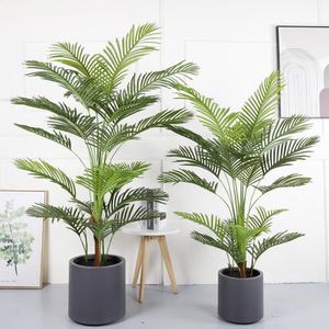 Planta Artificial de Abanico Grande Directo de Fábrica, Planta Verde Artificial, Bonsái para Decoración del Hogar y Jardín, Bonsái de Planta Artificial de Plástico - Product Image 2