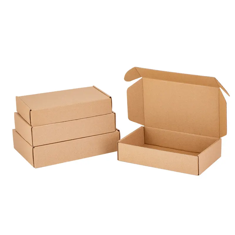 Custom Wholesale Foldable Aircraft Corrugated Paper Box Extra Hard Mobile Phone Accessories Clothing Express Packaging Paper Box