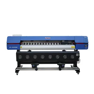 1.8m Dual I3200E1 Eco Solvent Printer Sublimation Printer With 2 Head I3200A1 Inkjet Printer For Banner Printing