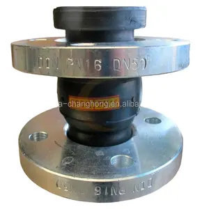 Free Sample Single Ball Flanged Flexible Rubber Compensator Joint Oil Pipeline Water Pipeline 3 Years Equal Forged Round CN;HEN