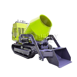 Mesin Pengaduk Semen Portabel Beroda Rantai dengan Dumper Mini Crawler Diesel - Product Image 5