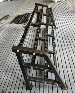 Rastrelliera per Manubri da Palestra Commerciale con Telaio in Acciaio Inossidabile Costruzione Resistente Caratteristiche di Sicurezza per Pesi Liberi - Product Image 6