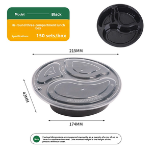 Contenants de préparation de repas avec logo personnalisé, boîtes à lunch jetables en PP de qualité alimentaire, emballage écologique à emporter, service de marquage rapide - Product Image 6