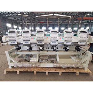 Cadre de machine à broder Tajima d'occasion, 2, 4, 8, 6 têtes, 8 têtes, machine à broder commerciale informatisée PJ850, prix de la ceinture pour machine à broder d'occasion - Product Image 4