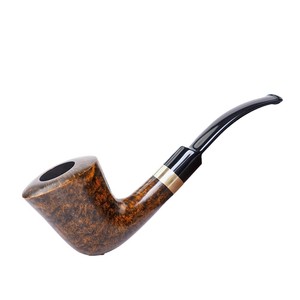 Muxiang Briar Wood Pipe 9mm Filter Bent Type Tobacco Pipe - Product Image 5