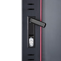 Armoire réseau noire de haute qualité, meuble de Center de données posé au sol, support de serveur à cadre ouvert de 19 pouces