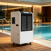 Déshumidificateur Commercial Silencieux pour Bureau et Salle de Réunion, Portable, à Pousser, avec Contrôle par Minuterie