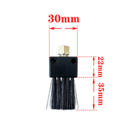 Brosse à huile industrielle pour chaînes, escaliers mécaniques et rails de guidage, petite brosse à huile en nylon, personnalisable OEM, anti-fuite d'huile