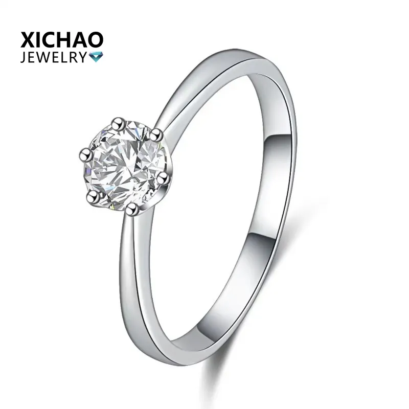 Design personalizzato donna uomo fidanzamento matrimonio marca gioielli 14k 18k oro laboratorio cresciuto anello di diamanti
