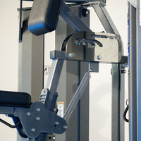 Peralatan Gym Latihan Bahu Komersial ROSEN Profesional MTS Hammer Strength Pin Loaded Dual Triceps Extension Machine