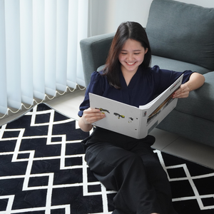 Tapis Tapis anti-allergique gaufré de haute qualité avec points en caoutchouc naturel Mousse haute densité non tissée antidérapante - Product Image 4