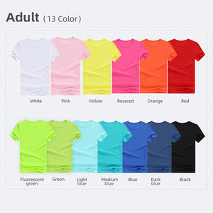 Sublimation <strong>Kids</strong> Tshirts for Boys <strong>Kids</strong> Blank Tshirt Girl for Sublimated Tee Shirt 100% Polyester Cotton Feel Print Custom Logo - Product Image 3