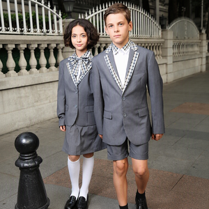 Prix d'usine OEM <span class=keywords><strong>Blazer</strong></span> bleu marine pour l'école, uniforme scolaire gris marron pour enfants, veste de costume <span class=keywords><strong>blazer</strong></span> fabriqué en Chine - Product Image 2