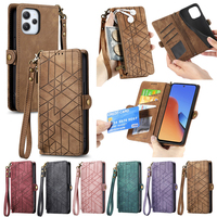 Étui portefeuille de protection en cuir PU personnalisé pour Xiaomi Redmi 15C avec porte-cartes et dragonne