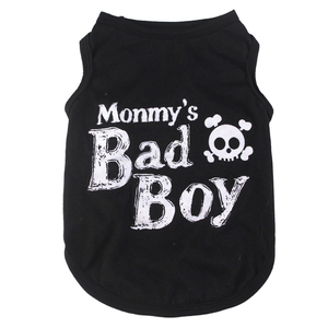 Gilet pour animaux de compagnie confortable et écologique à imprimé crâne punk pour petits chiens et chats, débardeur léger sans manches respirant pour l'été - Product Image 3