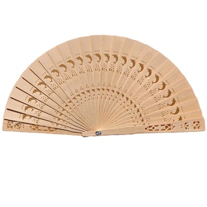 Abanico de Mano Plegable de Madera de Gramíneas de 20 cm con Logotipo Personalizado para Bodas, Promociones y Fiestas, Regalo de Boda Fragante para Decoración - Product Image 2