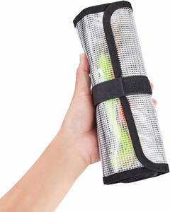 <b>Roll</b> up Fishing Lure Wraps Lure <b>Bag</b> 6 Pocket PVC Protective Cover Saltwater Hook Covers Lure Bait Protector - Product Image 1