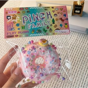 Doughnut Plush Cat Paw Squeeze <b>Toy</b> <b>Slime</b> Texture High Appearance Blind Bag Stress Relief Sensory Fidget Fun - Product Image 3