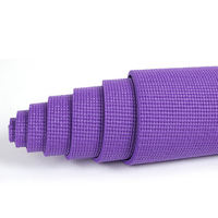 Tapis de yoga en PVC haute densité écologique, étiquette privée, logo personnalisé accepté, différentes tailles, tapis de yoga portable pour la remise en forme à domicile