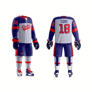 Nuevos Conjuntos de Uniformes Profesionales de Hockey sobre Hielo, Personalizados, a Bajo Precio, con el Mejor Diseño y Material de Tela - Product Image 1