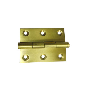 Yihuaxing Metal Brass Hinge 2 Inch Brushed Copper Furniture Door Hardware Minimalist Design - Product Image 5