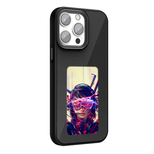 Wholesale E-Ink Eink Display Case Smart Ink Show Coque Case DIY NFC E Ink Phone Case With NFC Screen
