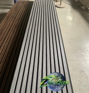 Acoustic Wall <b>Panels</b> for Living Room Home Decorative 3D Fluted Design Enhanced <b>Sound</b> Quality LQ052902 Acoustic Slat <b>Panels</b> for R - Product Image 5