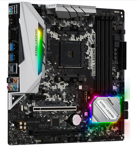 <span class=keywords><strong>B450M</strong></span> ACIER LÉGENDE Micro-ATX AMD B450 DDR4 3466 +(OC)MHz M.2 USB3.1 Max-64G Double Canal Socket AM4 <span class=keywords><strong>Carte</strong></span> Mère - Product Image 1