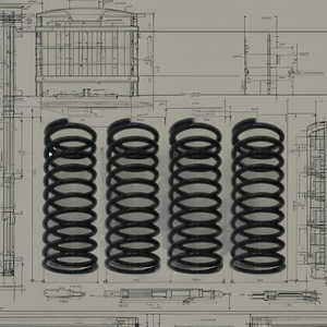 Nhà Sản Xuất Chất Lượng Cao Phía Trước Trục Trái Sốc Hấp Thụ Suối Nước Cuộn Dây Thép Không Gỉ Treo Mùa Xuân Nén Mùa Xuân - Product Image 3