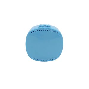 Portable <b>Retainer</b> <b>Case</b> With Mirror Orthodontic Storage Box For Invisalign Aligners Sky Blue Pastel White ABS Material - Product Image 4