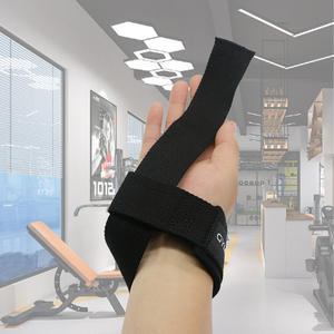 Sangles de poignet Gymreapers noires et vertes, ruban tricoté sans élasticité pour la musculation, les soulevés de terre, les tractions et l'entraînement physique - Product Image 2