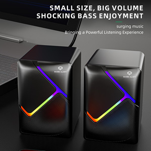 Caixa de Som com Fio para E-Sports Mais Vendida Mini Alto-Falante Multimídia USB Portátil para <span class=keywords><strong>Desktop</strong></span> e Laptop com Subwoofer Presente para Gamer - Product Image 6