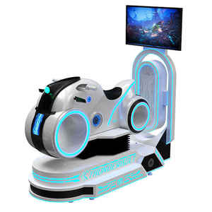 Simulador de motocicleta de realidad Virtual de carreras de alta velocidad Juegos exclusivos Parque VR Pago operado por monedas Exterior Metal Acero Hogar - Product Image 4