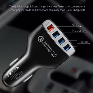 อะแดปเตอร์ชาร์จเร็วแบบ<span class=keywords><strong>4</strong></span>อิน1ที่ชาร์จในรถยนต์แบบ USB <span class=keywords><strong>4</strong></span>ช่องอะแดปเตอร์สมาร์ทโฟนขนาดเล็ก - Product Image 4