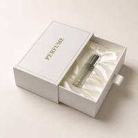 Caja de Embalaje de Maquillaje Biodegradable, Caja de Regalo de Perfume con Logotipo Personalizado, Caja de Papel Rígido de Lujo para Cosméticos con Asa
