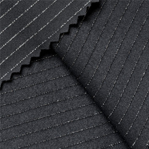High Quality Breathable Easy Care Elastic Anti-wrinkle Leisure Suit Gorgeous <strong>Streak</strong> <strong>Silver</strong> Silk <strong>Fabric</strong>