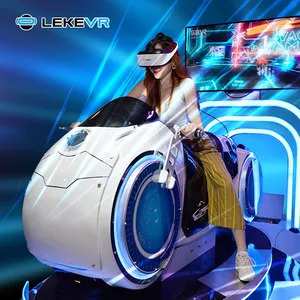 LEKE VR бизнес в торговом центре мотоцикл гоночный симулятор машина 9D Виртуальная реальность симулятор вождения