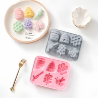 Moule à gâteau en silicone antiadhésif résistant à la chaleur et écologique pour la fabrication de chocolats, de bonbons et de glaces DIY