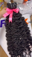 Stock US : Cheveux naturels bruts vietnamiens ondulés profonds, lots de cheveux bouclés crépus Pixie birmans, cheveux bouclés cambodgiens, indiens et philippins