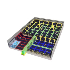 2025 nóng bán thương mại trong nhà/ngoài trời Trampoline công viên trẻ em an toàn nhảy Trampoline trên bán - Product Image 4