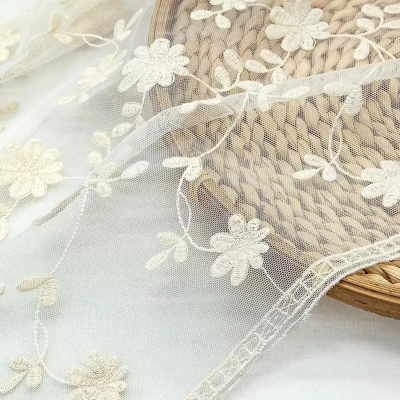 textile wedding voile lace fabric swiss cotton for wedding dresses