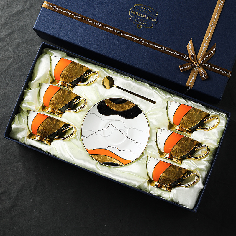N-6 cups, 6 plates, 6 spoons gift box